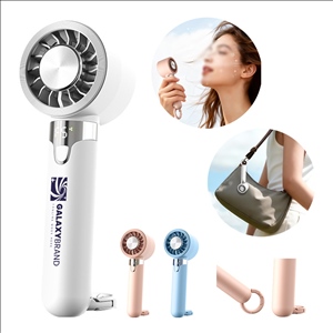 Portable Handheld Cooling Fan with Ice Compress Function